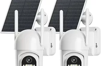ELYSOO 4G LTE Cellular Solar Powered Security Cameras 2-Pack
