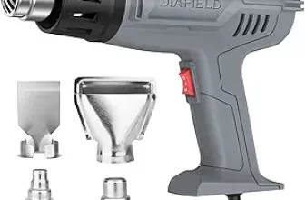 Diafield 1850W Heat Gun with 4 Nozzels