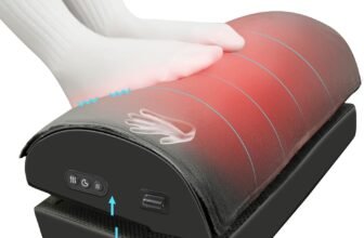 Adjustable Heated Under Desk Footrest