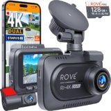 Dual Night Vision WiFi Dash Cam w/128GB Card