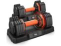 UKEEP 25LB Adjustable Dumbbells Pair